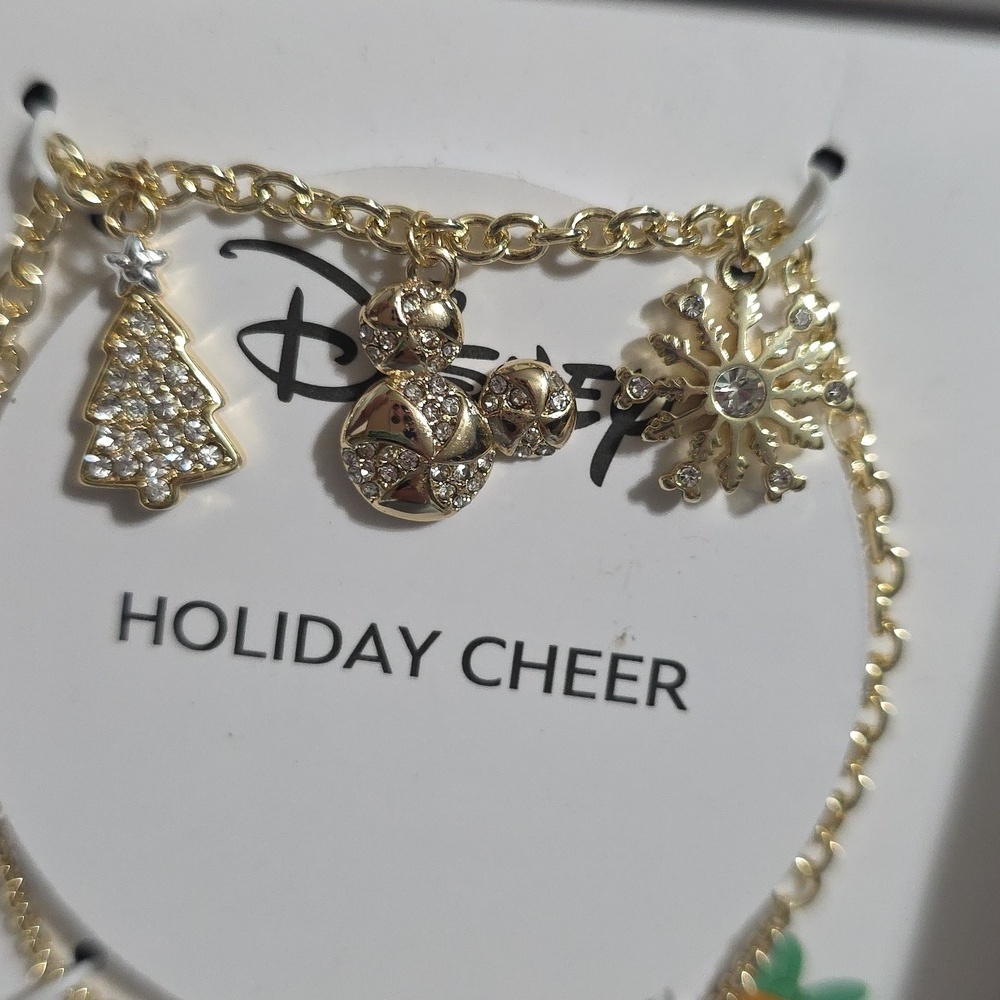 Disney Gold Holiday Adjustable Bracelet - Picture 2 of 6